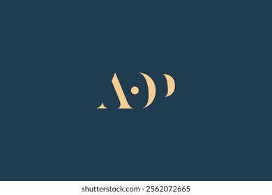 AOP abstract letter logo design. This logo is designed by three abstract letters.