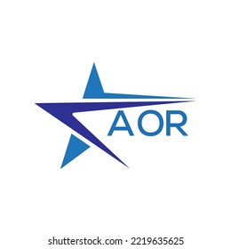 AOR Letter logo white background .AOR technology logo design vector image in illustrator .AOR letter logo design for entrepreneur and business.
