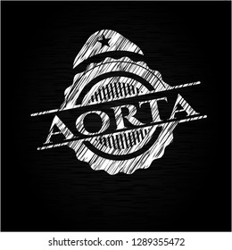 Aorta written on a blackboard