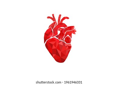 Aortic Lung Heart - Logo Icon Vector Fits For : Illustration, Sign Or Logo Symbol Of Health Representative, Demographic, Infographic, Artwork