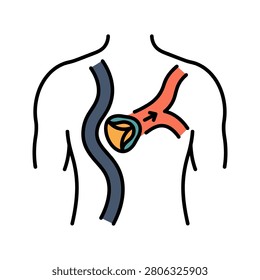 Aortic Valve Replacement TAVR Icon for Cardiology