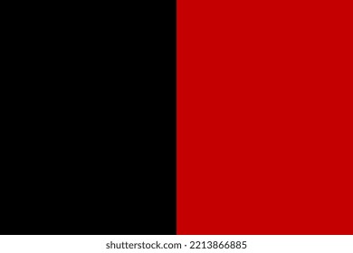 Aosta Valley Flag. Region of Italy. Vector illustration.
