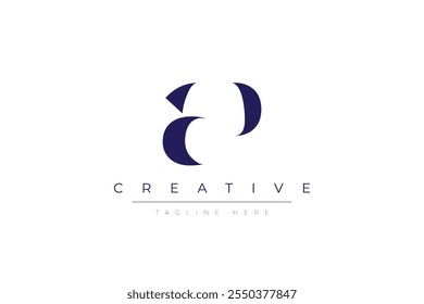 AP abstract minimalist letters Logo Monogram. It is a minimalist logo, this logo is made by combining two letters