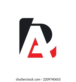 AP or AD  Letter icon vector concept design web