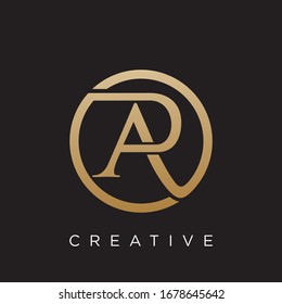 Ap Or Ar Logo Design Vector Icon