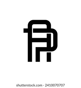 AP bussines design logo vector monogram