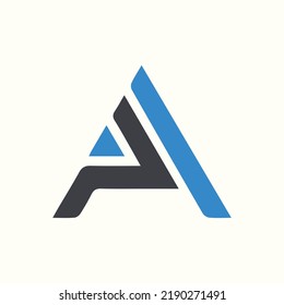 AP create letter logo design