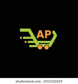 AP Logotipo financiero Plantilla de diseño, AP Logotipo financiero
