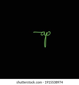 AP Initial Isolated Logo for Identity