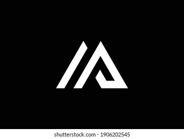 AP Initial Letter Logo design vector template	