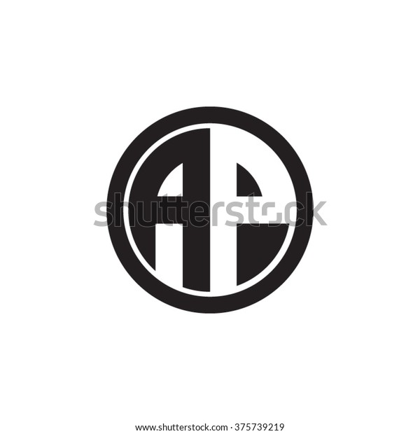 Ap Initial Letters Circle Monogram Logo Stock Vector (Royalty Free ...