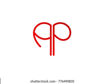 AP Initial love icon