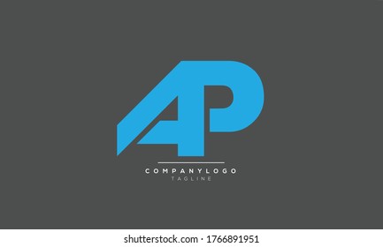 AP-Buchstaben-Logo-Design