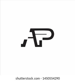 AP intial logo Capital Letters