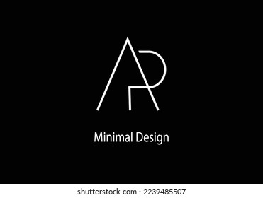 AP Letter Design Vector, AP logo design, AP, initial creative template design