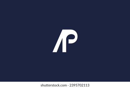 ap letter with golf logo icon design Vector design template inspiration