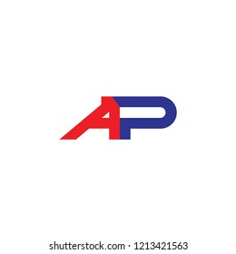 Ap Letter Logo Stock Vector (Royalty Free) 1213421563 | Shutterstock