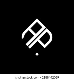AP letter logo creative design with vector graphic