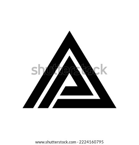AP letter logo Design Company Ap Logo Vector Illustration Imagine de stoc © 