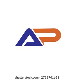 Design do logotipo da letra AP. AP Creative letter logo design vetor, AP Letter Initial Logo Design.