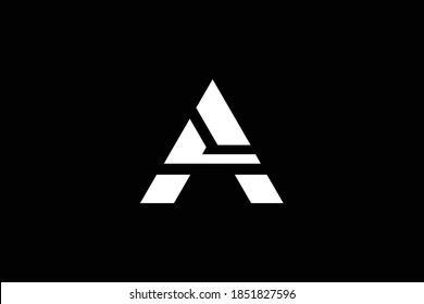 Diseño del logo de la carta AP sobre fondo de lujo. Concepto del logotipo de la letra de la letra del monograma PA. Diseño de iconos AP. Diseño de icono de letra blanca elegante y profesional en el fondo negro. AP