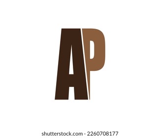 Design-Element des AP-Buchstabens 