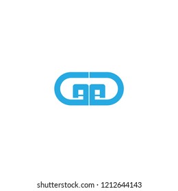 ap letter logo. gd letter logo