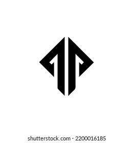 ap letter logo vector illustration