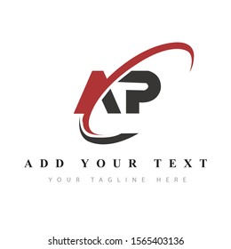 ap letter text logo illustration vector art