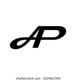 ap letter vector logo