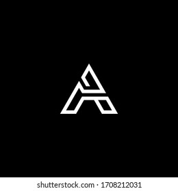 AP LETTER VECTOR LOGO ABSTRACT