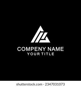 ap letter vector logo abstract