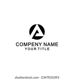 ap letter vector logo abstract