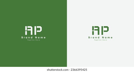 AP Letters vector logo design