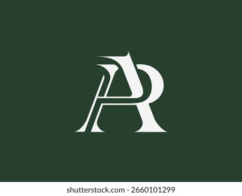 AP-Logo mit klassischem modernen Stil für persönliche Marke, Hochzeitsmonogramm, etc.