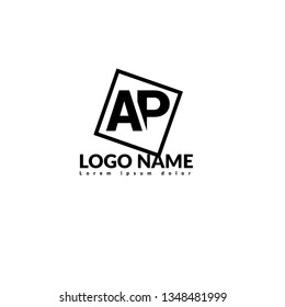 AP Logo -AP logo concept. Designed for your web site design, logo, app, UI