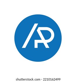 AP logo design. Letter AP logo design