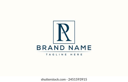 AP logo Design Template Vector Graphic Branding Element.