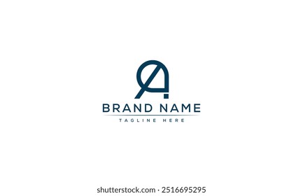 AP logo Design Template Vector Graphic Branding Element.