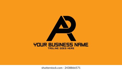 AP Logo. Letter AP Design Vector