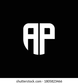 Logo-Monogramm mit kreisförmigem Planschild-Design