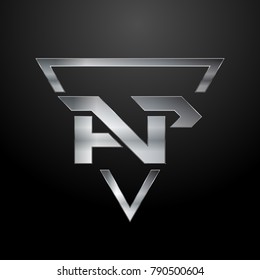 AP Logo, Monogram, Metal