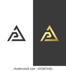 Ap Monogram Logo Stock Vector (Royalty Free) 1372871321 | Shutterstock