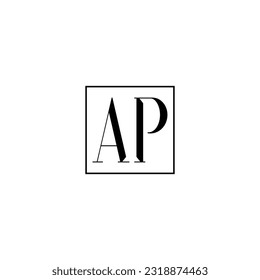 AP Monogram Logo Design Idea