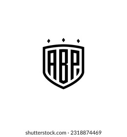 Idea de diseño de logotipo de monograma AP