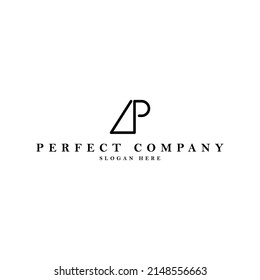 AP Monogram Vector Logo. Luxury Initial Based Alphabet Icon Logo. Suitable For Product, Brand, Beauty, Healthcare, And Hospitality Logo.