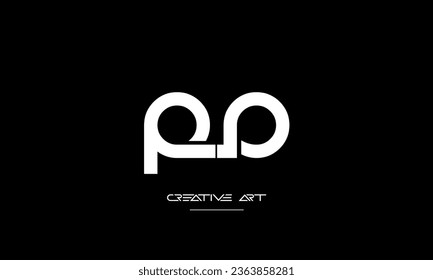 AP, PA, A, P abstrakte Buchstaben Logo-Monogramm