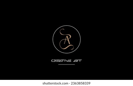 AP, PA, A, P abstract letters logo monogram