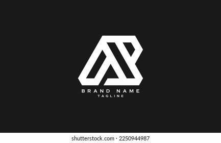 AP, PA, Abstract initial monogram letter alphabet logo design