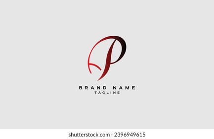AP, PA, Abstract Anfangsbuchstaben Buchstaben Alphabet Logo Design